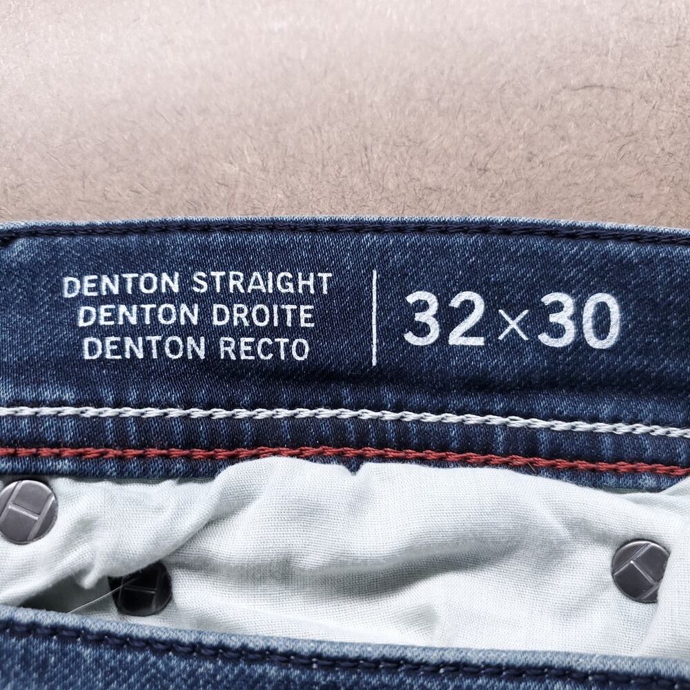 Tommy Hilfiger Denton Straight Jeans Men 32x30 Blue Straight Leg Stretch - Picture 5 of 12